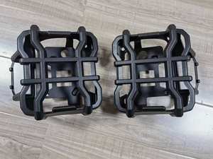 New Style 4X4 Stainless Steel Black <strong>Tail</strong> <strong>Light</strong> Guards Replacement Rear Lamp <strong>Cover</strong> for <strong>Wrangler</strong> JL 2018+ - Product Image 3