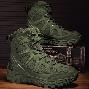 <span class=keywords><strong>Bottes</strong></span> de <span class=keywords><strong>chasse</strong></span> pour hommes de haute qualité <span class=keywords><strong>bottes</strong></span> de randonnée imperméables <span class=keywords><strong>en</strong></span> <span class=keywords><strong>cuir</strong></span>, chaussures de plein air légères et respirantes - Product Image 2