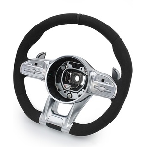 Volante Deportivo Personalizado Premium para <span class=keywords><strong>Mercedes</strong></span> <span class=keywords><strong>Benz</strong></span> W177 AMG E63 W212 W219 W222 W221 W238 - Product Image 1