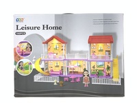 Offre Spéciale jouets éducatifs semblant 2023 bricolage maison de poupées série avec poupée, chiens mignons et accessoires de meubles miniatures pour les filles
