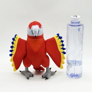 Juguete de Peluche de Loro Rojo al por Mayor, Peluche de Animal <span class=keywords><strong>Tropical</strong></span> de la Selva Relleno de Algodón PP para Decoración del Hogar - Product Image 5