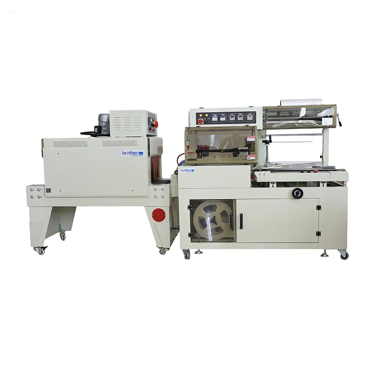 Heat Film L Bar Sealing Shrink Wrapper Wrapping Packing Machine Automatic Plastic Plastic Packaging Material Cartons Packaging
