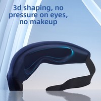 Masseur oculaire intelligent avec compresse froide et chaude, vibration, masque de sommeil bloquant la lumière et protecteur oculaire en silicone 70g Fabriqué en Chine