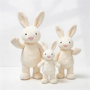 Paskalya Hediyeleri Sevimli Yumuşak Dolgulu Ağırlıklı Peluş Tavşan Oyuncakları Uzun Kulaklı Tavşan Peluş Oyuncaklar - Product Image 5