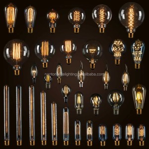 Bombilla Incandescente Retro Vintage <span class=keywords><strong>Edison</strong></span> T30 de 25W 40W 60W, E26 E27, Cuello Largo, 110V 220V, T300 T225 T185 T140 <span class=keywords><strong>T10</strong></span> - Product Image 4