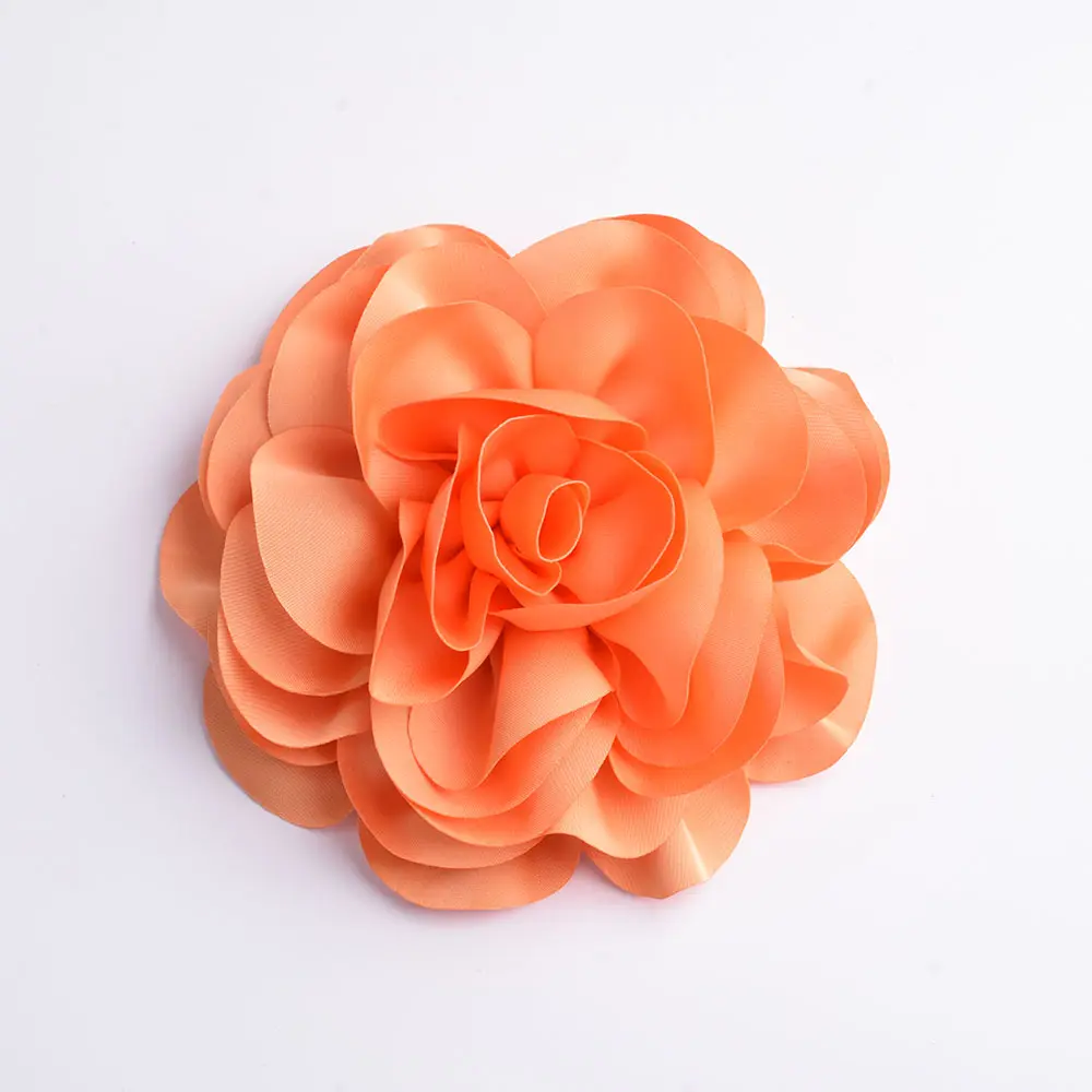Fashion Hot Selling Artificial Flower Corsage Brooch Fabric Decorative Flowers For Earring Headbands Children's Clothing Diy