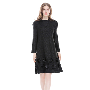De China, venta al por mayor de manga larga vestido de falda de las mujeres, más tamaño vestidos - Product Image 1