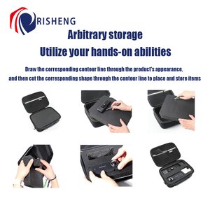 Custom EVA <strong>Case</strong> And DIY <strong>Internal</strong> Foam Digital Product Storage Bag Equipment Protection Durable <strong>Hard</strong> Shell With Secure Zipper - Product Image 3
