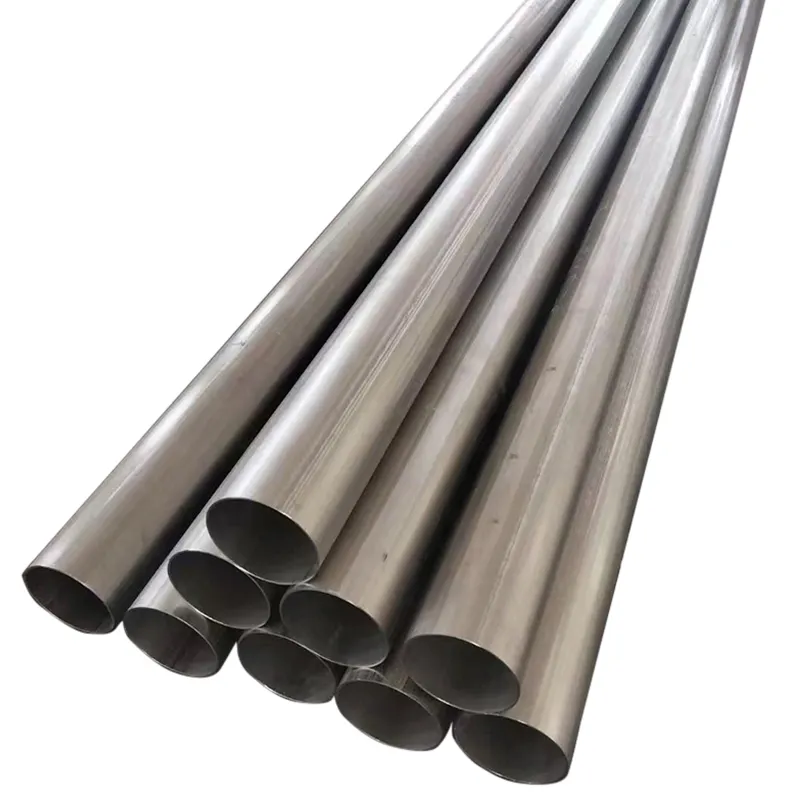 Astm B338 Gr1 Gr2 Gr5 Gr4 Gr9 Gepolijst Titanium Naadloze Buis Buis Pijp Pijp Pijp Voor Fietsen Hoge Zuiverheid Warm Gewalst Rond Titanium 1-10M