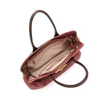 Tas Tote bergaya Vintage Retro, tas selempang bahu tunggal modis serbaguna warna polos