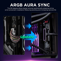 Casing PC Gaming Desain Eksklusif Asiahorse Kabel Hydrus 18AWG 8Pin 16Pin 24Pin RGB Kabel Ekstensi PSU Stok Desktop