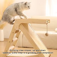 Planche à gratter pour chat en bois jouet à gratter pour chat jouet pour chat en bois griffoir jouets pour chat en sisal