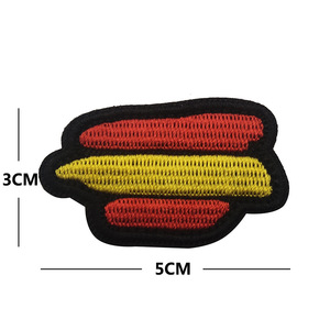 Ready to Ship 500M Embroidered Spain Patch Garment Hat Bags Letters Patches <strong>Hook</strong> <strong>and</strong> <strong>Loop</strong> - Product Image 6