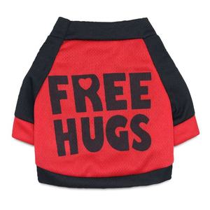 เสื้อยืดพิมพ์ลายสำหรับสุนัขเสื้อสุนัขสีชนกันเสื้อสุนัขพิมพ์ลายผ้าโพลีเอสเตอร์สำหรับฤดูร้อน/ฤดูใบไม้ผลิ - Product Image 3