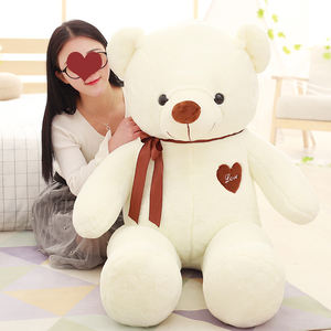Ours en peluche personnalisé en usine, cadeau pour fille, 60cm, 80cm, 100cm, 180cm, rembourré en coton PP, <span class=keywords><strong>grande</strong></span> poupée ours, cadeau de Saint-Valentin - Product Image 5