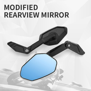 Espejo Retrovisor Plegable de Fibra de Carbono para Motocicleta, Scooter, Waterbird, BMW RR ADV, Espejo Grande - Product Image 6
