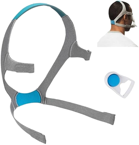 Arnés para <span class=keywords><strong>mascarilla</strong></span> CPAP compatible con la <span class=keywords><strong>mascarilla</strong></span> <span class=keywords><strong>F20</strong></span>, arnés facial completo para <span class=keywords><strong>mascarilla</strong></span> CPAP y clip magnético para soporte durante el sueño - Product Image 1