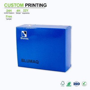 Caja de Cartón Rígido <span class=keywords><strong>Azul</strong></span> de Alta Productividad y Tiempo de Entrega Rápido, con Muestra Profesional, Resistente a Desgarros, Cartón Reforzado, Cajas Altas - Product Image 1