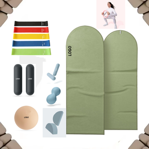 CZFIT Factory Customized Eco-Friendly PU 5mm Yoga Mat & Silicone <b>Dumbbell</b> Set Custom Logo Pilates Accessories Home Workout - Product Image 2