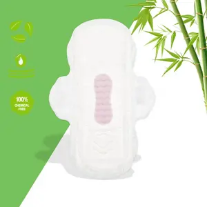Wholesale Biodegradable Women Menstrual Lady Organic products to make Anion bamboo fiber Sanitary Pads