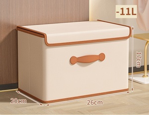 11LFolding <b>Clothes</b> <b>Storage</b> Bag Portable Wardrobe Sorting StorageBox with Reinforced Handle for Bedding Quilt Organizers Cabinets - Product Image 2