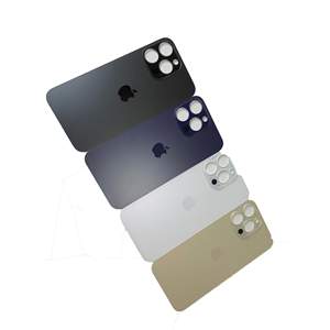 Cover Posteriore per Apple iPhone 14 Pro Opzioni di Colore Nero Viola Bianco Oro - Product Image 1