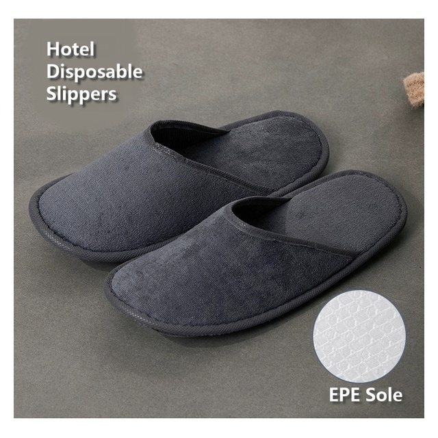 Wholesale Non-Slip Hotel Slippers Comfortable Disposable Bath Slippers for Guests