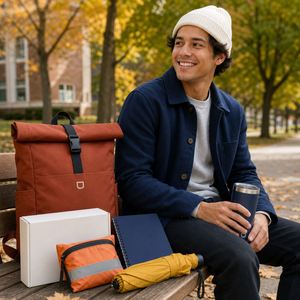 Kit promotionnel de bienvenue pour la rentrée scolaire, personnalisé pour les trajets scolaires en automne, avec boîte d'expédition avec logo pour achat en gros - Product Image 3