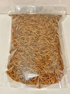 หนอนนกอบแห้งแบบเป็นก้อน อาหารปลาสำหรับปลาเบต้าฟลาวเวอร์ฮอร์น - Product Image 1