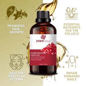 Etiqueta privada Prensado en frío 100% Aceite de semilla de <span class=keywords><strong>Granada</strong></span> sostenible natural puro para el cuidado de la piel Aceite corporal de fragancia de perfume de grado alimenticio - Product Image 3