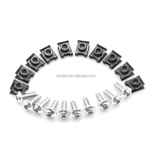 Accessoires de Moto pour <span class=keywords><strong>Yamaha</strong></span> <span class=keywords><strong>FZ8</strong></span> FZ 8 2010-2018 2017 <span class=keywords><strong>2016</strong></span> Boulon de Pare-Brise FZ-8 Vis de Montage de Pare-Brise Écrou de Rondelle - Product Image 3