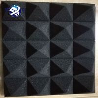 Panneau acoustique en mousse de polyester Jinghuan, isolation phonique moderne, réduction de bruit élevée (30 dB), imperméable, écologique, ignifuge