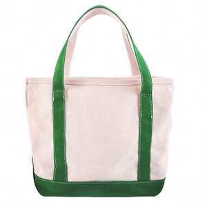 Bolsa de Mano de Lona de Algodón Grueso de 10 oz con Correa para el Hombro, Ecológica, con Logotipo Personalizado, para Compras - Product Image 1