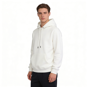 Felpa con Cappuccio a Doppio Strato da 320g per Uomo, Stile Casual e Ampio, con Scritta Stampata, Adatta per Abbigliamento da Lavoro - Product Image 6