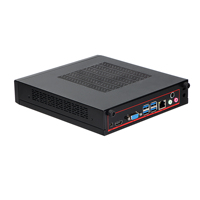 Mini PC para Oficina y Juegos con Intel Core I7 7700HQ de Doble Núcleo, DDR4, con 7 Puertos USB, 1 Puerto LAN y Doble Pantalla para Uso Empresarial y Doméstico