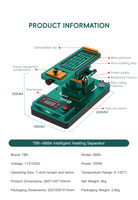 Mesin Perbaikan Ponsel TBK 988A 360 Derajat Rotary LCD Screen Separator Vacuum Heating Plate