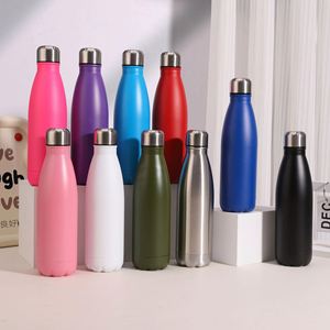 Bouteille d'eau sport en acier inoxydable à double paroi, forme cola, écologique, 350 ml/500 ml/750 ml/1000 ml, garde au chaud/au froid - Product Image 4