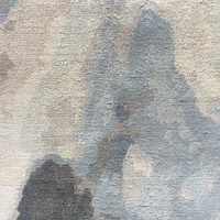 Tapis sur mesure vert grand format de luxe pour maison, ignifuges, taille personnalisable, à poils longs