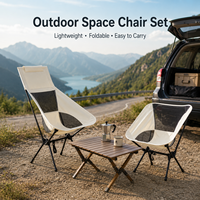 Chaise pliante respirante et légère à dossier haut avec dossier pour le camping en plein air, la randonnée, le pique-nique, les dîners, la plage et la pêche
