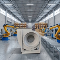 Ventilateur centrifuge en acier inoxydable de Chine 220V, ventilateurs de tirage forcé pour chaudière, souffleurs d'extraction à tirage induit