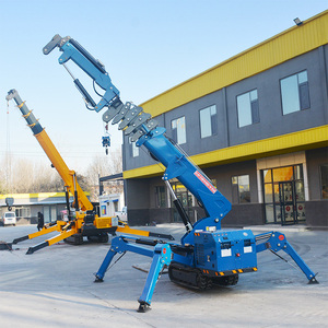 Nouvelle <span class=keywords><strong>grue</strong></span> araignée compacte à chenilles 2026, bras télescopique 3T, idéale pour les opérations de construction en hauteur - Product Image 6