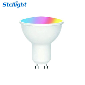 <span class=keywords><strong>Ampoule</strong></span> LED Intelligente Wi-Fi <span class=keywords><strong>GU10</strong></span> 6W RGBW à Changement de Couleur, Compatible Alexa, Contrôle à Distance, Certifiée CE - Product Image 1