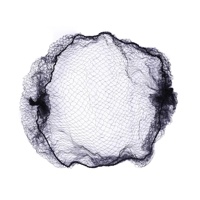 1000 pièces/lot filets à cheveux en Nylon jetables Invisible ventiler filet à cheveux pour porter une perruque grande maille élastique doublé filet à perruque
