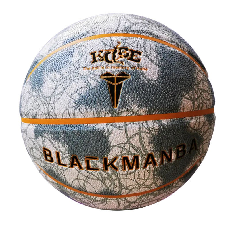 Balle de basket-ball personnalisée YeahShoot Pu Skin Standard avec logo Ballon de basket-ball en plein air Taille 7