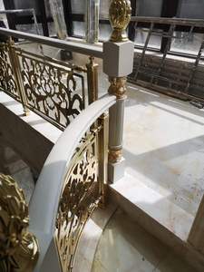 Bán buôn tùy chỉnh thiết kế cầu thang cột trang trí sang trọng cho biệt thự sao khách sạn cầu thang cột - Product Image 4