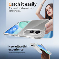 Coque de téléphone transparente, antichoc, protection multicouche, magnétique, pour iPhone 18 DUO