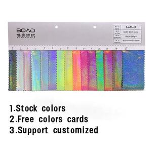 ผ้าไนล่อนสแปนเด็กซ์ฟอยล์สีกลิตเตอร์สำหรับ200gsm เต้นบนเวทียิมนาสติก - Product Image 2