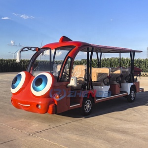 Popular Zhenda Fish <b>Head</b> Cartoon Mini Sightseeing Bus 14Passenger Electric Customized Color Theme Park Touring Car Henan Sale - Product Image 2