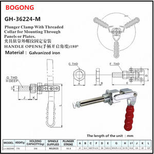 博工CH HS GH-36224M手柄快速释放推拉肘节夹快速释放夹推拉夹紧组GH-36224-<span class=keywords><strong>M</strong></span> - Product Image 2