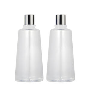 Serum ve losyon ambalajı için 400ml şeffaf <span class=keywords><strong>PET</strong></span> şişe doldurulabilir kozmetik konteyner vücut losyonu şişesi lüks japon - Product Image 1